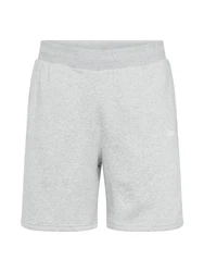 New Era Shorts graumeliert/wei