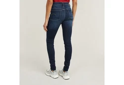 G-STAR Skinny-fit-Jeans 3301 Dunkelblau/Blau/Lila