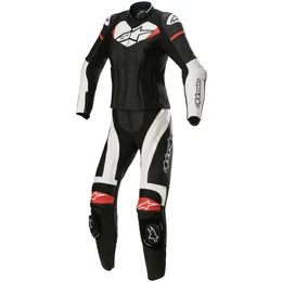 Motorradkombi Stella GP Plus 2tlg. Lederkombi Damen schwarz / weiss 46