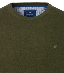 Redmond Strickpullover Dunkelgrün