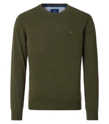 Redmond Strickpullover Dunkelgrün