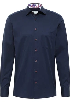 Eterna Langarmhemd MODERN FIT Dunkelblau/Hellblau Eterna Langarmhemd MODERN FIT Dunkelblau/Hellblau