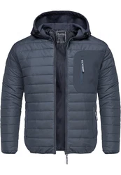 Amaci&Sons Steppjacke MACON Hybrid Softshell Herren Kapuzenjacke 