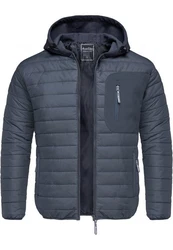 Amaci&Sons Steppjacke MACON Hybrid Softshell Herren Kapuzenjacke 