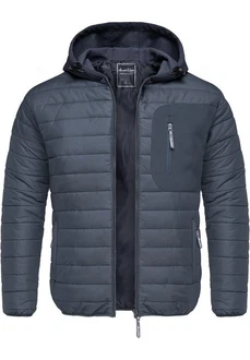Amaci&Sons Steppjacke MACON Hybrid Softshell Herren Kapuzenjacke 