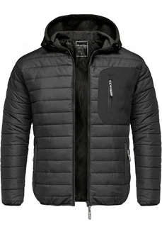 Amaci&Sons Steppjacke MACON Hybrid Softshell Herren Kapuzenjacke