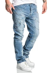 Amaci&Sons Jeans KAUAI Regular Slim Blau/Hellblau