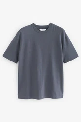 Next T-Shirt aus schwerem Stoff Grau/Dunkelblau/Dunkelgrau/Blau/Hellgrau