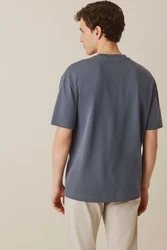Next T-Shirt aus schwerem Stoff Grau/Dunkelblau/Dunkelgrau/Blau/Hellgrau