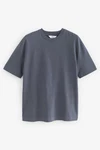 Next T-Shirt aus schwerem Stoff Grau/Dunkelblau/Dunkelgrau/Blau/Hellgrau