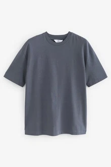 Next T-Shirt aus schwerem Stoff Grau/Dunkelblau/Dunkelgrau/Blau/Hellgrau Next T-Shirt aus schwerem Stoff Grau/Dunkelblau/Dunkelgrau/Blau/Hellgrau