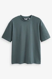 T-Shirt T-Shirt aus schwerem Stoff (1-tlg)