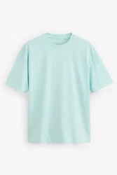 Next T-Shirt aus schwerem Stoff Hellgrün/Hellblau/Grün/Türkis