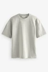 Next T-Shirt aus schwerem Stoff Khaki/Grau/Hellgrün/Beige