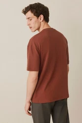 Next T-Shirt aus schwerem Stoff Orange/Braun/Rot