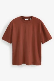 T-Shirt T-Shirt aus schwerem Stoff (1-tlg)
