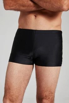JP1880 Badehose Beachwear Elastikbund Kordelzug Schwarz