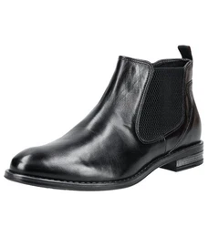 Stiefelette Leder/Textil Stiefelette