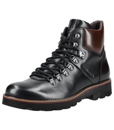 Stiefelette Glattleder Schnrstiefelette