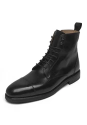 Henry Stevens Schnürboots Winston CDB2 Schwarz/Braun
