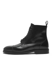 Henry Stevens Schnürboots Winston CDB2 Schwarz/Braun