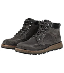 Pius Gabor Stiefelette Schnürstiefelette Dunkelgrau/Grau/Dunkelbraun/Braun/Dunkelgrün