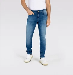 MAC Straight Jeans Flexx-Driver Hellblau/Blau/Grün