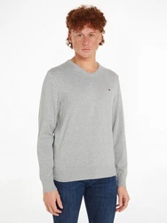 TOMMY HILFIGER Pullover ESSENTIAL Grau