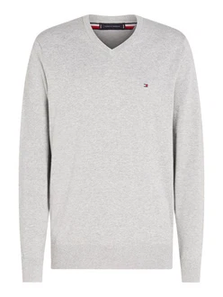 TOMMY HILFIGER Pullover ESSENTIAL Grau