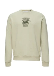 s.Oliver Sweatshirt mit Stickerei Khaki/Hellgrün/Grün/Dunkelgrün