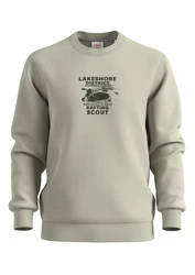s.Oliver Sweatshirt mit Stickerei Khaki/Hellgrün/Grün/Dunkelgrün