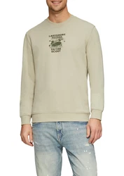 s.Oliver Sweatshirt mit Stickerei Khaki/Hellgrün/Grün/Dunkelgrün