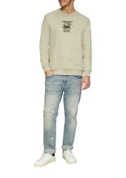 s.Oliver Sweatshirt mit Stickerei Khaki/Hellgrün/Grün/Dunkelgrün
