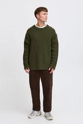 !Solid Strickpullover SDNOHI Dunkelgrün