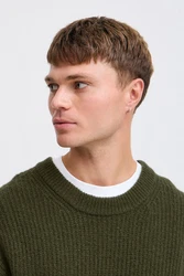 !Solid Strickpullover SDNOHI Dunkelgrün