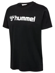 hummel T-Shirt Regular Fit Stretch Rundhalsausschnitt Logo (7928) Schwarz (7928-2)