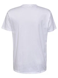 hummel T-Shirt Regular Fit Stretch Rundhalsausschnitt Logo (7928) Weiß (7928)