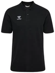 hummel Poloshirt Regular Fit mit klassischem Umlegekragen (7926) Schwarz (7926)