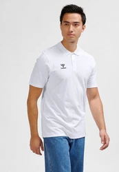hummel Poloshirt Regular Fit mit klassischem Umlegekragen (7926) Weiß (7926)