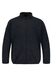 JP1880 Fleecejacke Strickfleece-Jacke 