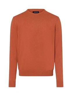 Andrew James Strickpullover Orange/Rot