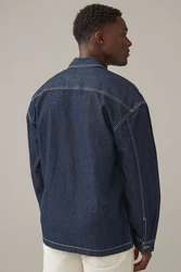 Next Hemdjacke Jeans-Hemdjacke Overshirt Dunkelblau/Blau/Hellblau