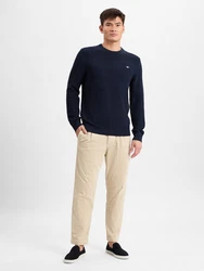 Gant Rundhalspullover Dunkelblau