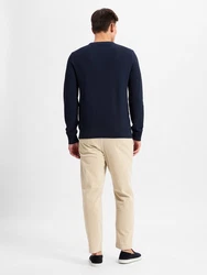 Gant Rundhalspullover Dunkelblau