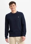 Gant Rundhalspullover Dunkelblau
