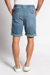 JP1880 Bermudas Bermuda Jeanslook 4-Pocket Relaxed Fit Grau/Hellblau/Blau