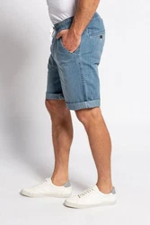 JP1880 Bermudas Bermuda Jeanslook 4-Pocket Relaxed Fit Grau/Hellblau/Blau