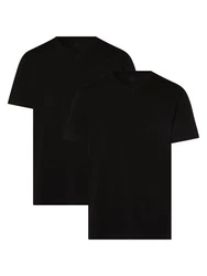 RAGMAN T-Shirt Herren 2er Pack Schwarz