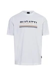 bugatti T-Shirt Grau/Weiß/Creme