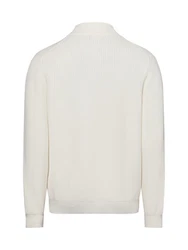 Nils Sundstrm Strickpullover Creme/Weiß/Khaki/Grau/Beige